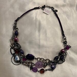 Lia Sophia Multicolor Beaded Necklace